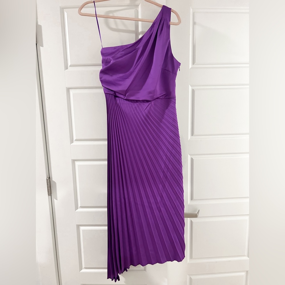 NWT Sam Edelman One Shoulder Ruched Dress